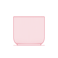 Objects Plant Pots Ikea Gradvis Plant Pot Small Outline Svg File, Free Vectors File